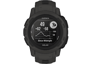 GARMIN Instinct 2S Solar - GPS-Smartwatch (112-180 mm, Silikon, Grau)