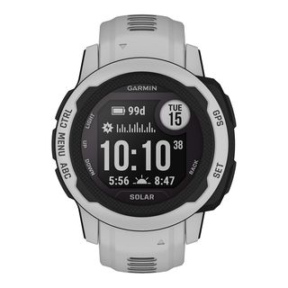 GARMIN Instinct 2S Solar - GPS-Smartwatch (112-180 mm, Silikon, Grau)