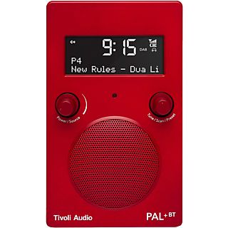 TIVOLI PAL+BT - radio digitale (DAB+, FM, Rosso)