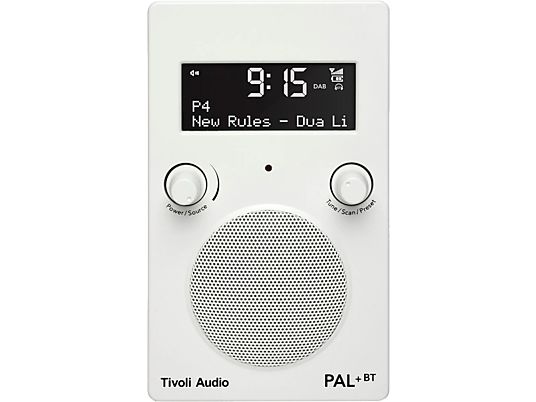 TIVOLI PAL+ BT - Digitalradio (DAB+, FM, Blanc)
