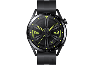 HUAWEI WATCH GT 3 (46 mm) - Smartwatch (140-210 mm, Fluoroelastomer, Schwarz)