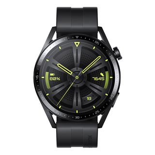 HUAWEI WATCH GT 3 (46 mm) - Smartwatch (140-210 mm, Fluoroelastomer, Schwarz)