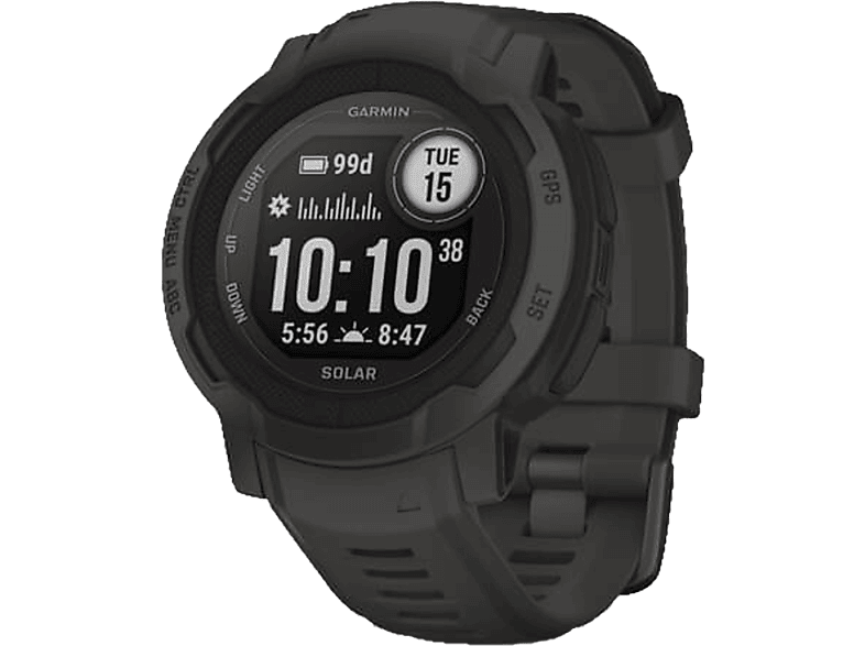 Garmin Instinct 2 Solar, 45mm, Schiefergrau; Smartwatch