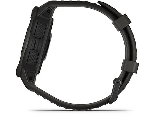 GARMIN Instinct 2 Solar - GPS Smartwatch (largeur: 22 mm, silicone, gris ardoise/noir)