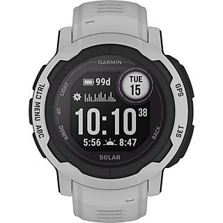 GARMIN Instinct 2 Solar - Smartwatch con GPS (Larghezza: 22 mm, Silicone, Grigio)