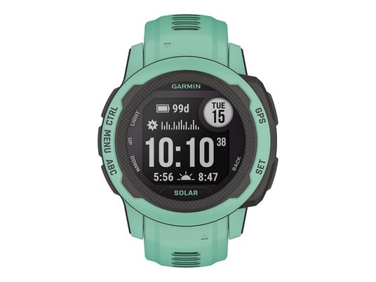 GARMIN Instinct 2S Solar - GPS-Smartwatch (112-180 mm, silicone, Vert)