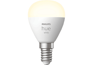 PHILIPS HUE Confezione singola white P45 E14 - Lampada LED (Bianco)