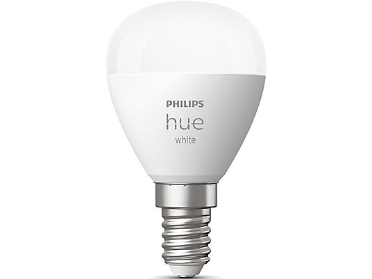PHILIPS HUE White P45 E14 Einzelpack - LED Lampe (Weiss)