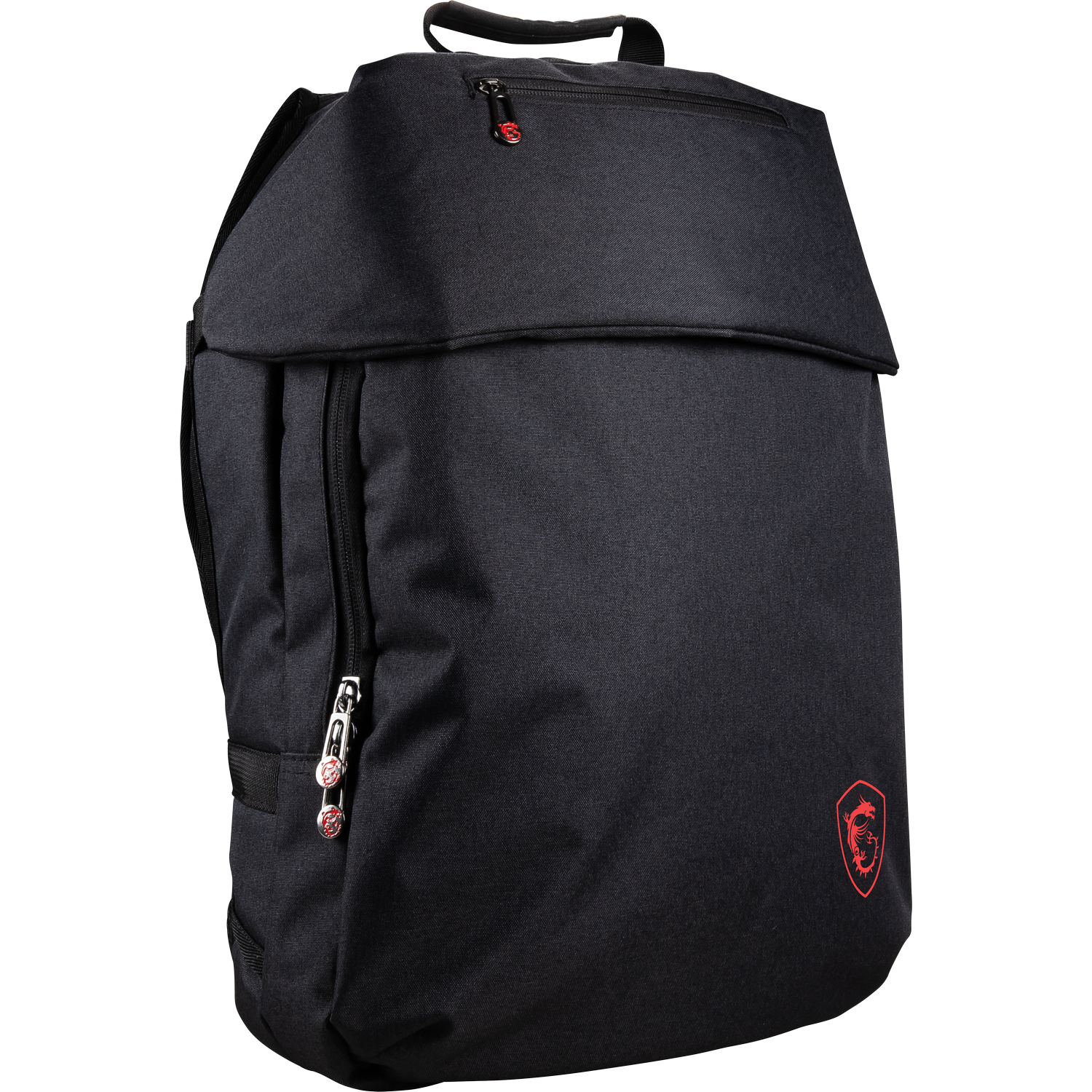 Mochila para portátil - MSI Stealth Trooper Backpack, Hasta 15.6", Poliéster, Negro