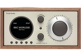 TIVOLI Model One+ - Digitalradio (DAB, DAB+, FM, Walnut/Beige)