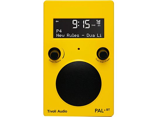 TIVOLI PAL+BT - radio digitale (DAB+, FM, Giallo)
