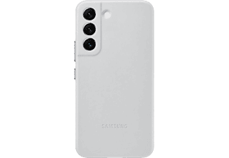 SAMSUNG Galaxy S22 bőr hátlap, világos szürke (EF-VS901LJEGWW)