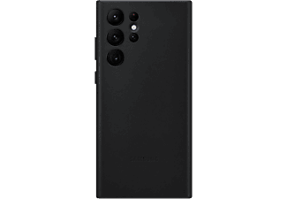 SAMSUNG Galaxy S22 Ultra bőr hátlap, fekete (EF-VS908LBEGWW)