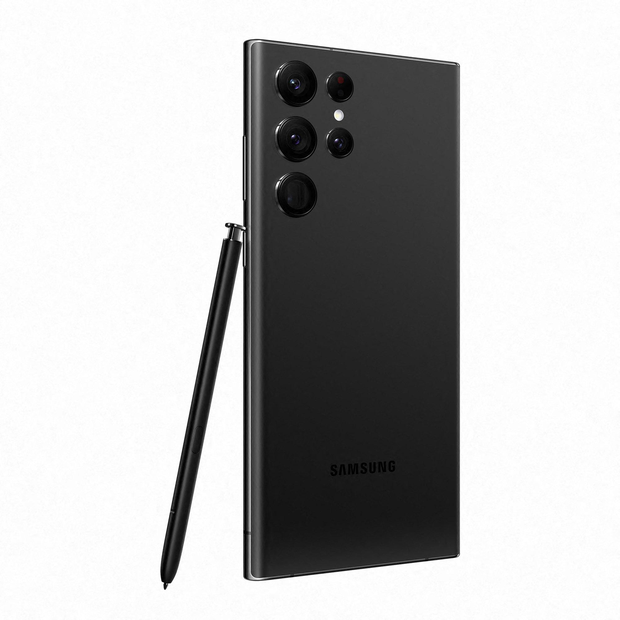 SAMSUNG Galaxy SIM 128 Phantom GB S22 Black 5G Ultra Dual