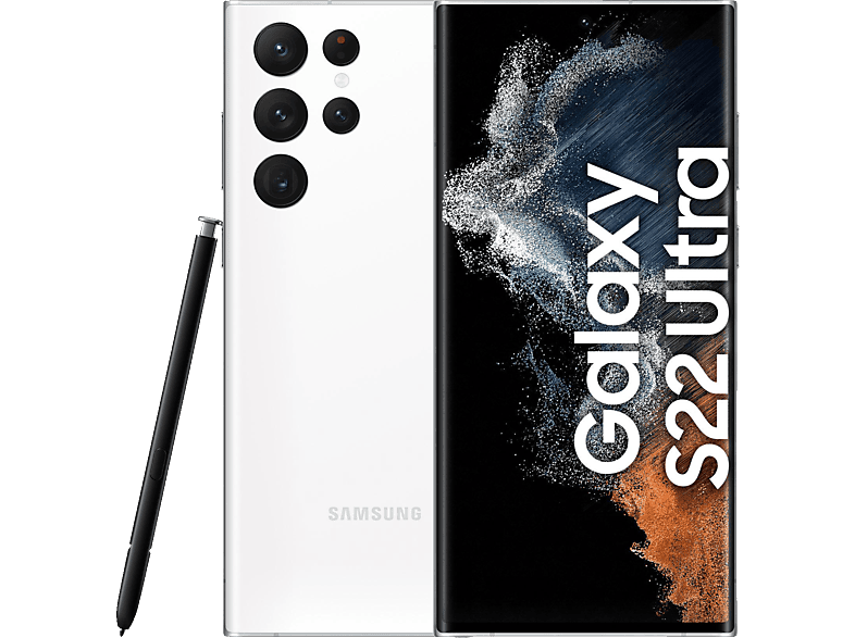SAMSUNG Galaxy S22 Ultra SIM 5G 512 GB Phantom White Dual