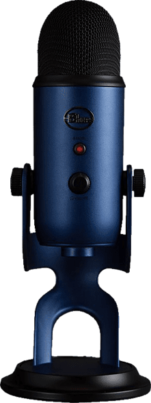BLUE MIC Microphone pour Streaming USB Yeti Midnight Bleu (988-000232)