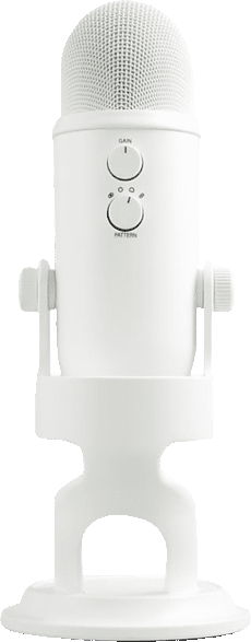 BLUE MIC Microphone pour Streaming USB Yeti Blanc (988-000241)