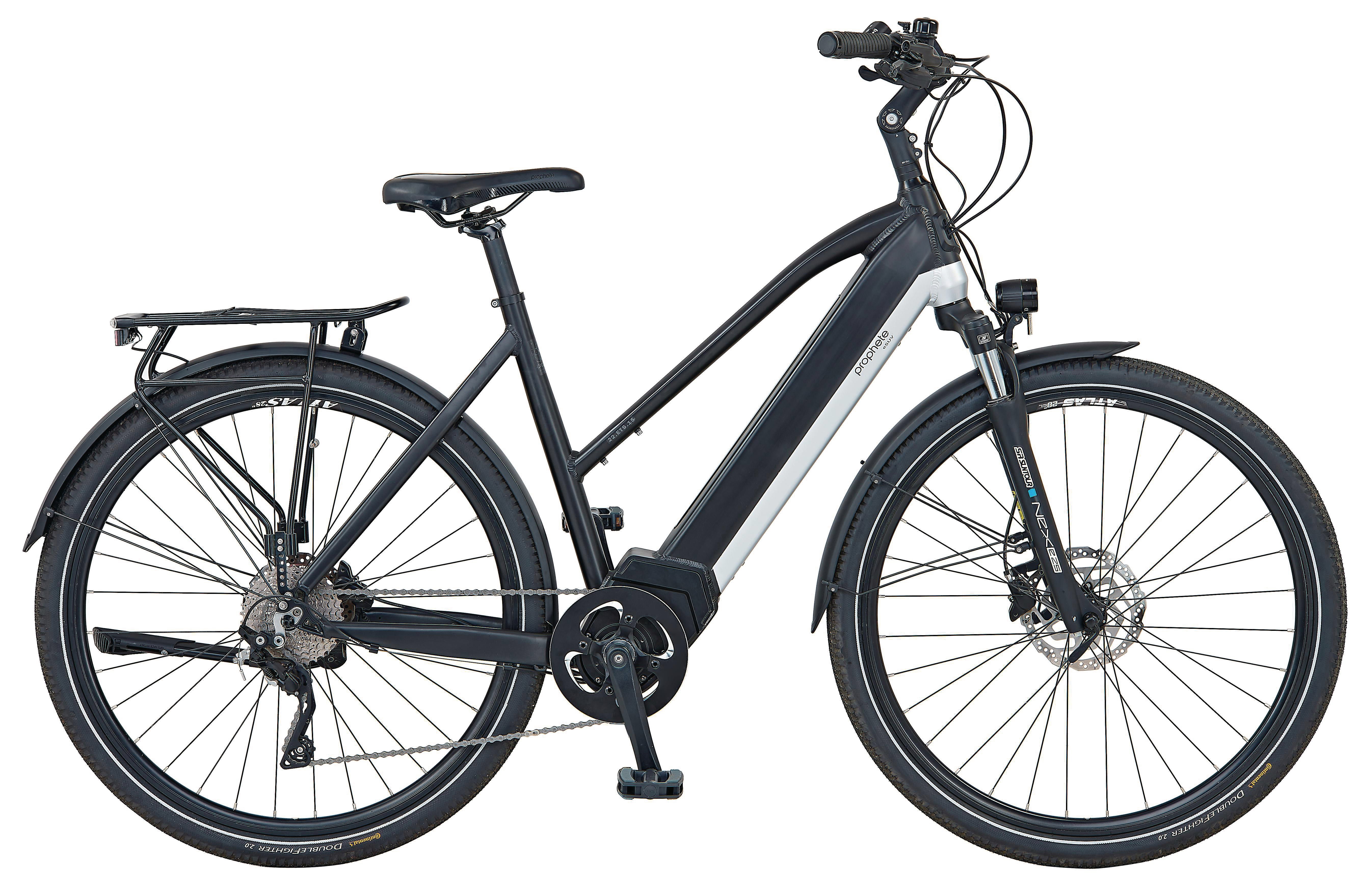 matt) cm, 28 576 (Laufradgröße: Schwarz Citybike PROPHETE E-Bike eSUV Damen-Rad, Rahmenhöhe: 52 Wh, Zoll, 28\