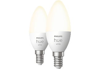 PHILIPS HUE White Doppelpack E14 - LED Lampe (Weiss)