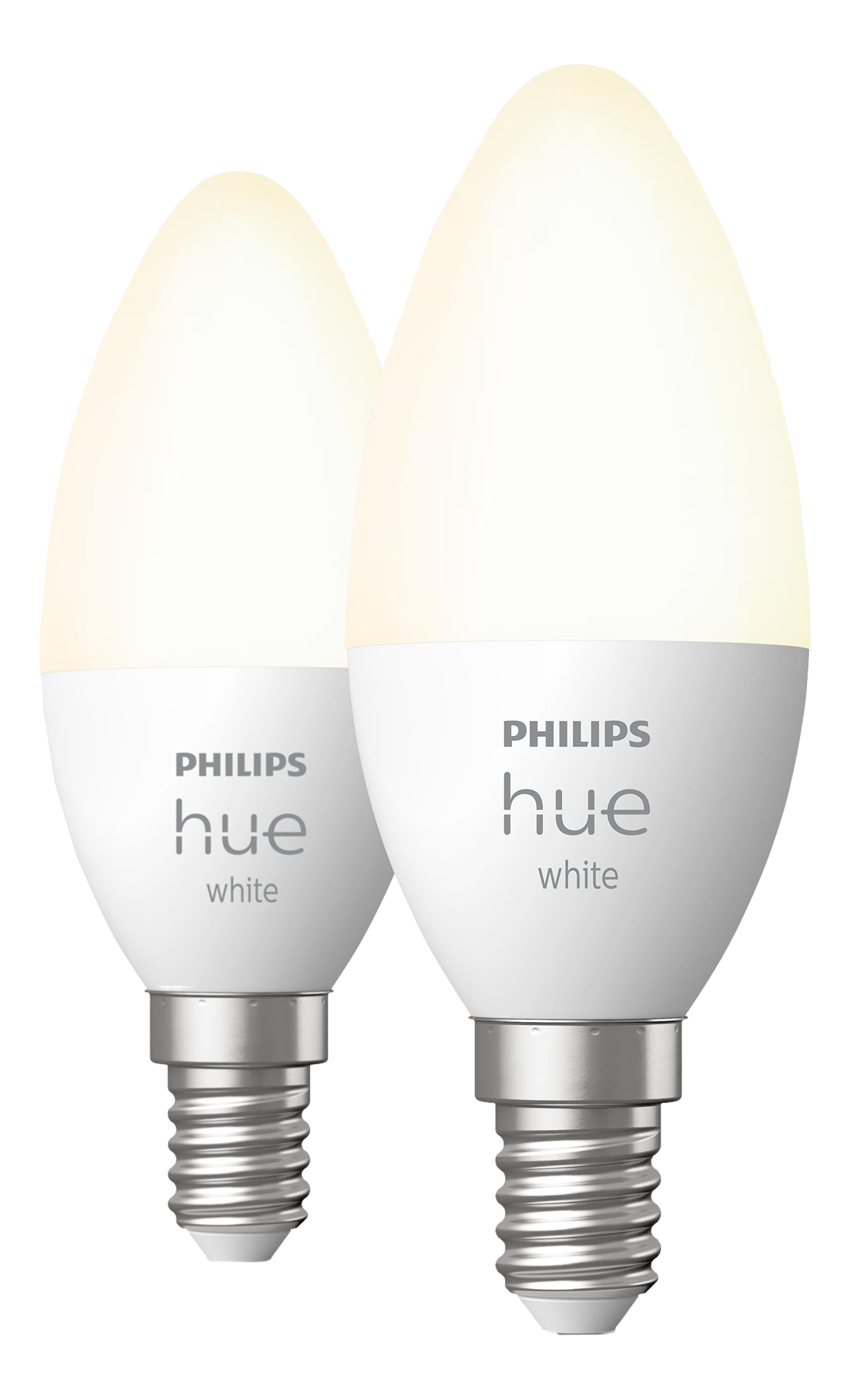 PHILIPS HUE Confezione doppia white E14 - Lampada LED (Bianco)