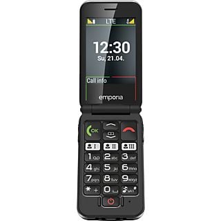 EMPORIA JOY - LTE (4G) - Téléphone mobile à clapet (Noir)