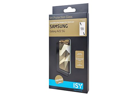 Protector pantalla - ISY IPG 5128-2.5D, Para Samsung Galaxy A22 5G, 6.6", Vidrio templado, Transparente