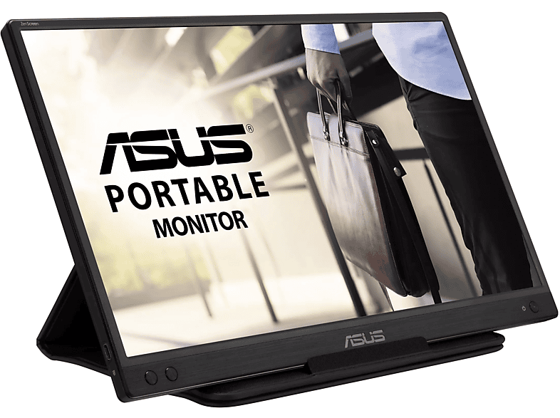 Asus MB166C LED-Monitor EEK B (A - G) 39.6 cm (15.6 Zoll) 1920 x 1080 Pixel 16:9 5 ms USB-A (USB 3.