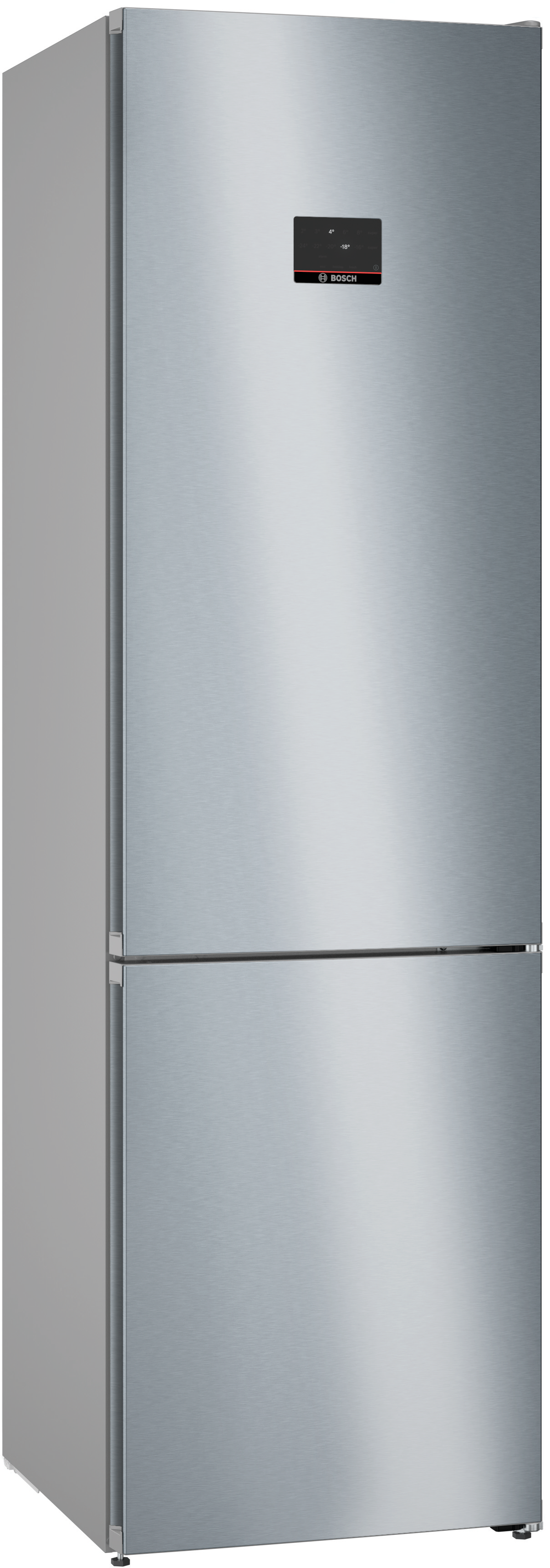 BOSCH KGN394ICF Kühl- Gefrierkombination (C, 363 l, 2030 mm hoch, Standgerät, No Frost (verminderte Eisbildung), Edelstahl (mit Antifingerprint))