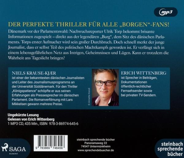 Erich Wittenberg Königspatience (MP3-CD) - 