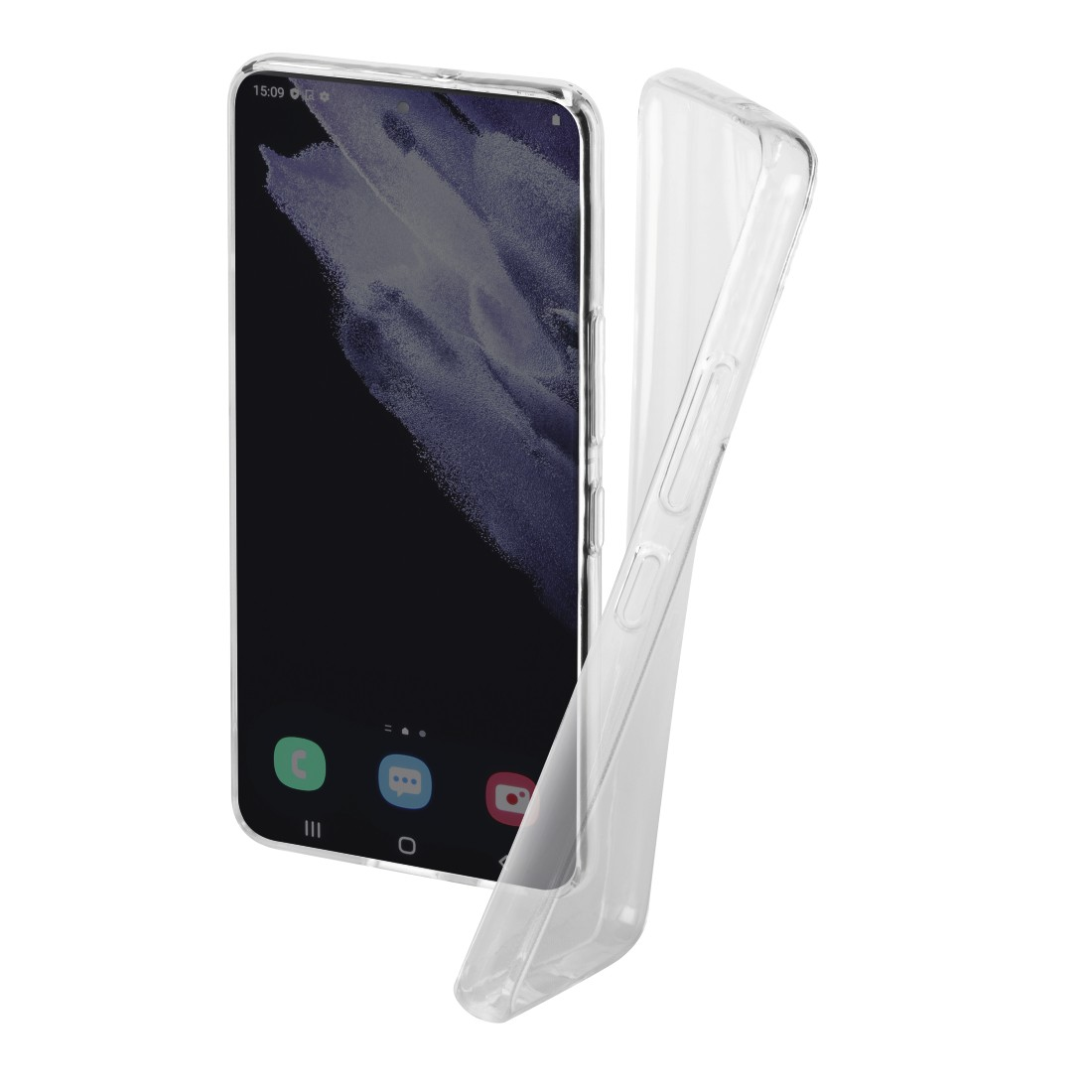 S22+ (5G), Samsung, Backcover, Crystal HAMA Transparent Galaxy Clear,