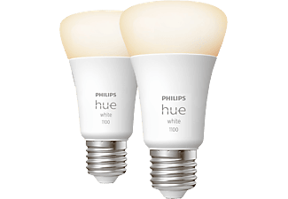 PHILIPS HUE White pack double E27 - Lampe LED (Blanc)