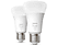 PHILIPS HUE Confezione doppia White E27 - Lampada LED (Bianco)