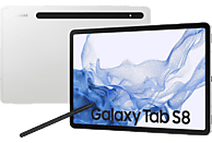 SAMSUNG Galaxy Tab S8 Wi-Fi, inklusive S-Pen, Tablet, 128 GB, 11 Zoll, Silver