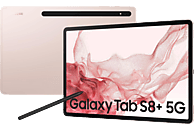 SAMSUNG Galaxy Tab S8+ 5G, inklusive S-Pen, Tablet, 256 GB, 12,4 Zoll, Pink Gold