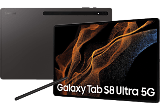 SAMSUNG Galaxy Tab S8 Ultra 5G, Tablet, 256 GB, 14,6 Zoll, Graphite