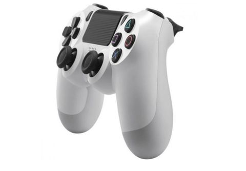 Mando  Sony PS4 DualShock 4 V2, Inalámbrico, Panel táctil, Blanco