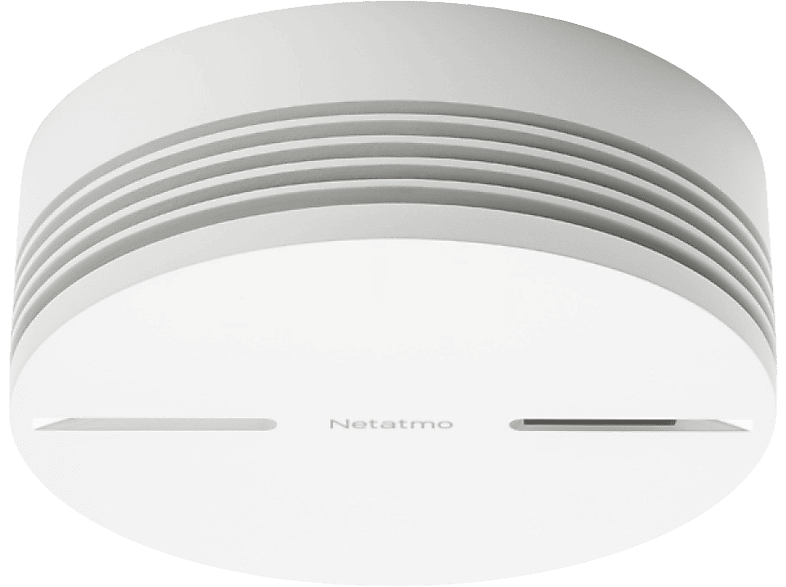REACONDICIONADO Seminuevo Muy bueno Detector de humo - Netatmo NSA-EC, Autonomía 10 años, Alarma Humo, Prueba Automatica, Blanco
