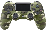 Mando - Sony PS4 DualShock 4 V2, Inalámbrico, Panel táctil, Verde camuflaje