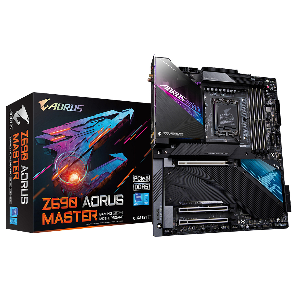 GIGABYTE Z690 AORUS MASTER Mainboard Mehrfarbig