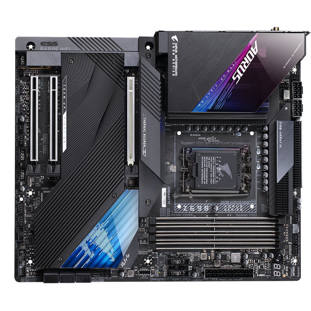 GIGABYTE Z690 AORUS MASTER Mainboard Mehrfarbig