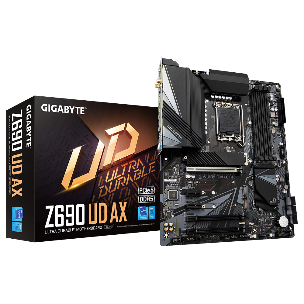 GIGABYTE Z690 UD AX Mainboard Mehrfarbig
