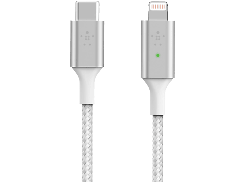 BELKIN Smart led USB-C-naar-Lightning Wit