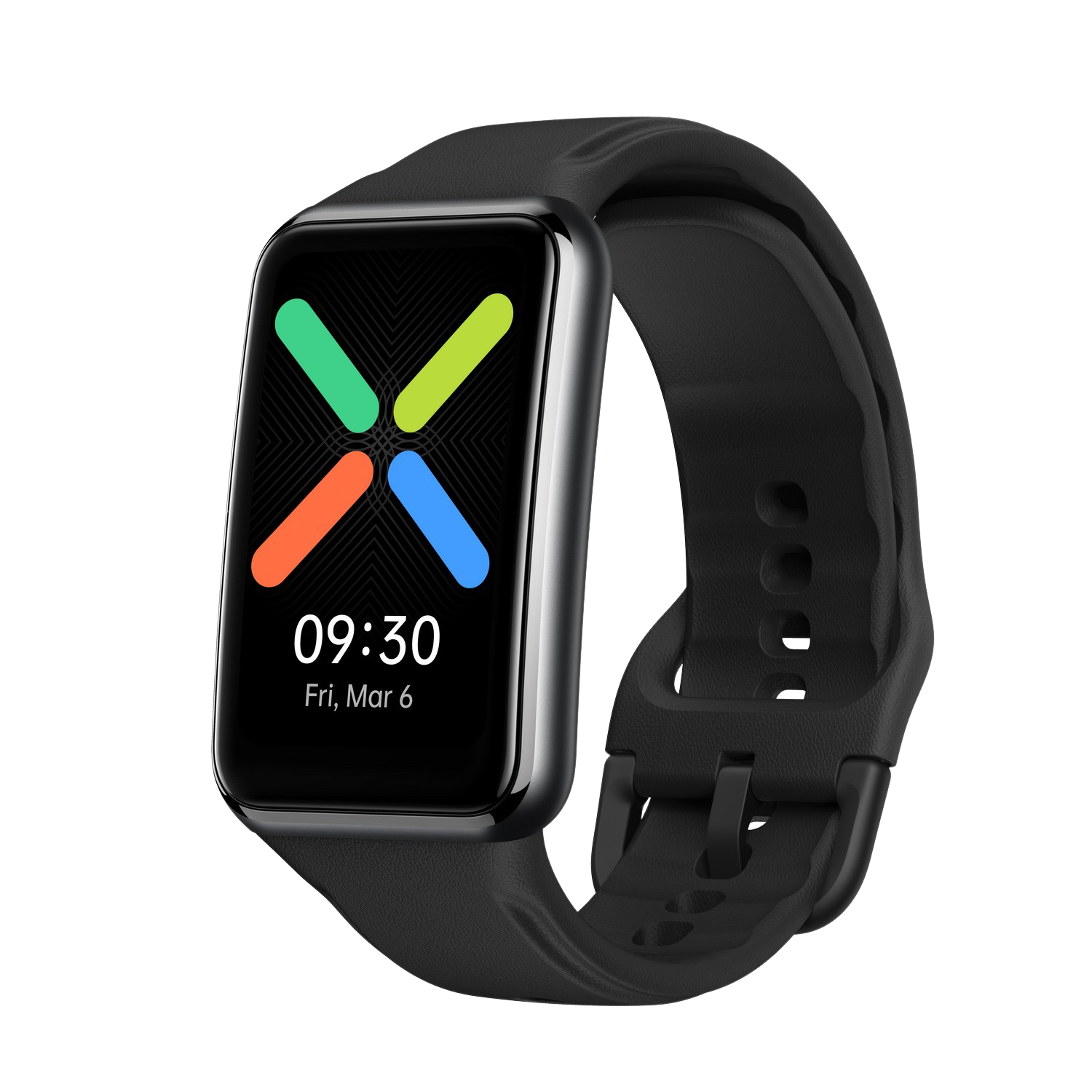 Smartwatch - OPPO Watch Free, AMOLED 1.64", 14 días, SpO2, Resistencia al agua, Cristal 2,5D / PC, Negro