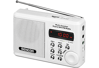 SENCOR Outlet SRD 215 W hordozható rádió, fehér