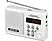 SENCOR SRD 215 W hordozható rádió, fehér