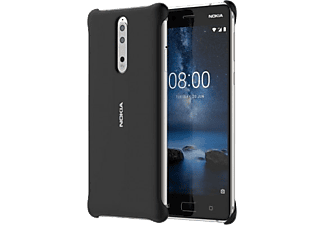 NOKIA Soft Touch Case voor Nokia 8 Zwart