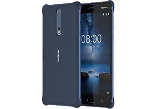 NOKIA Soft Touch Case voor Nokia 8 Blauw