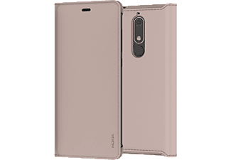 NOKIA Slim Flip Case voor Nokia 5.1 Beige