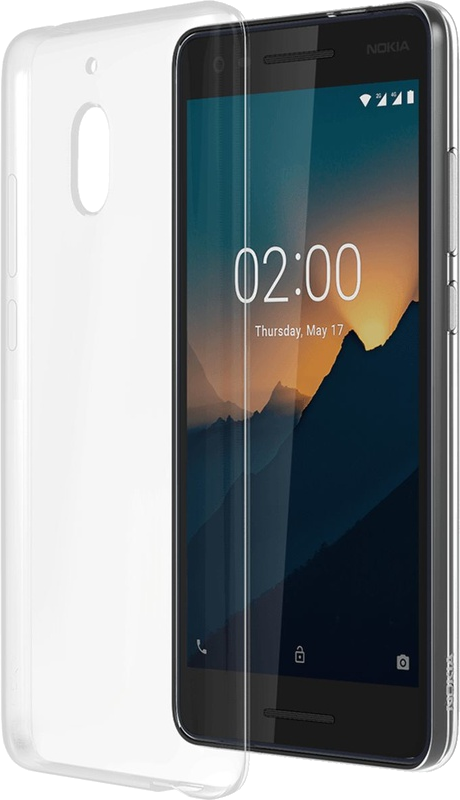 NOKIA Back Case voor Nokia 2.1 Transparant afbeelding