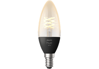 PHILIPS HUE Confezione singola White Filament E14 - Lampada LED (Nero)